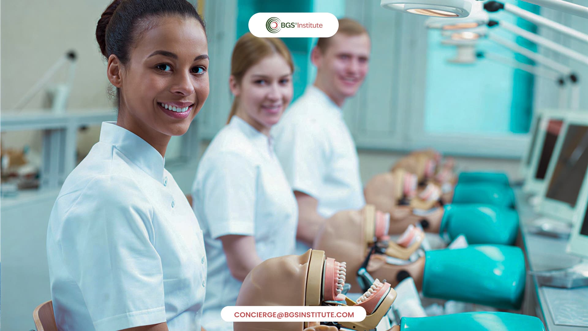 Biological Dentistry training with dentists practicing clinical techniques at BGS Institute